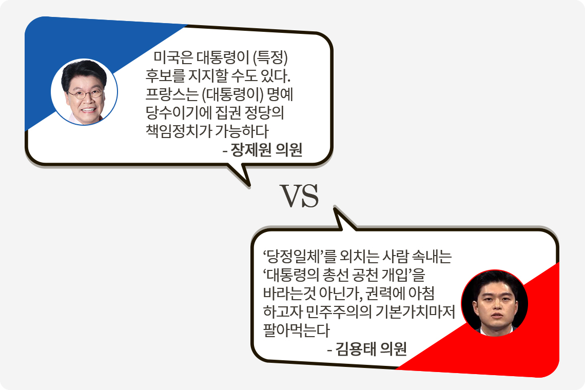 [위고라] 대통령과 집권 여당은 ‘일체’인가, ‘분리’인가