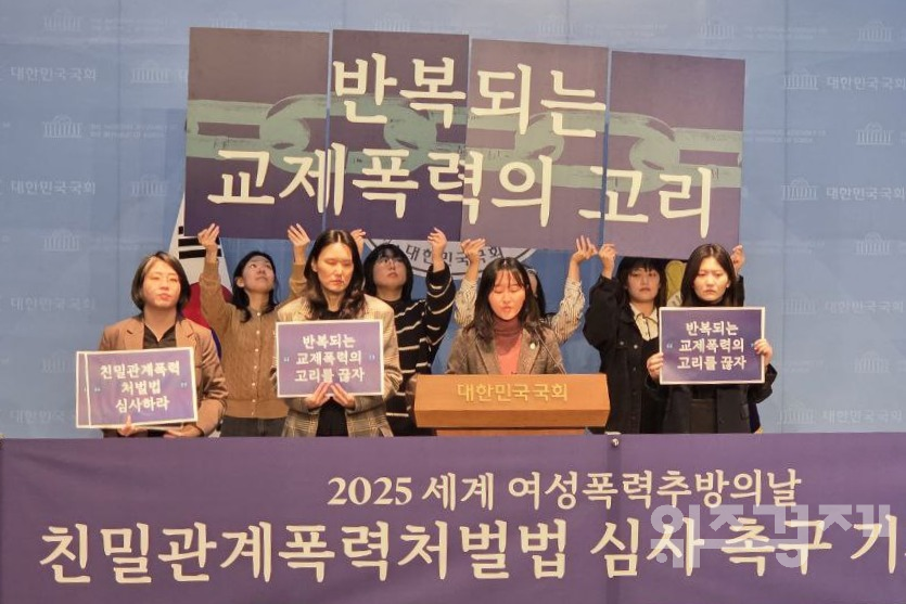 “교제폭력의 고리 끊자”...친민관계폭력처벌법 제정 촉구
