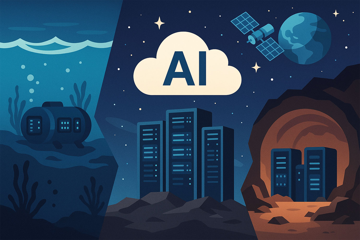 AI가 바꾼 데이터센터의 미래…해저·우주·지하 ‘新인프라’ 부상