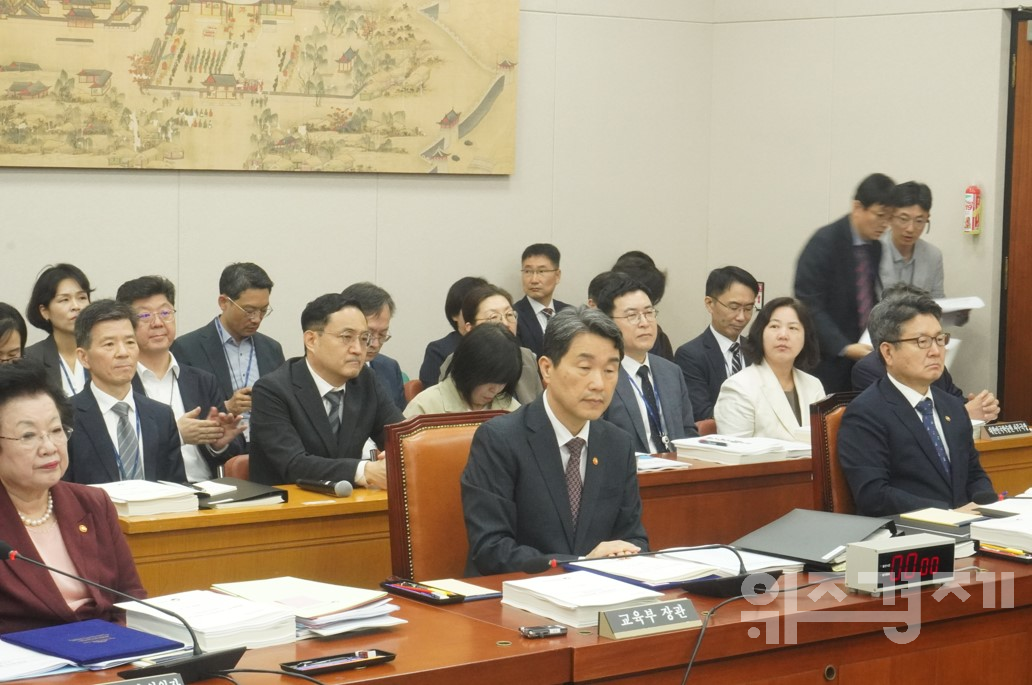 [현장스케치]국회 교육위, '교육부, 국가교육위원회 등 국정감사'