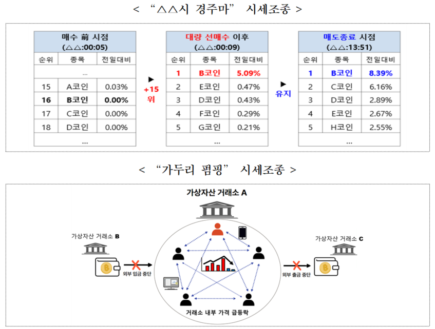 '경주마·가두리 펌핑'... 가상자산 시세조종 혐의자 검찰 고발
