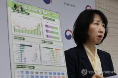 22일 세종시 정부세종청사에서 2025년 사망원인 통계에 대해 브리핑하고 있는 박현정 국가데이터처 인구동향과장.(사진=연합)