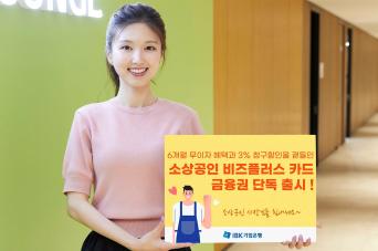 IBK기업은행은 오는 14일 정부의 소상공인 지원정책과 연계한 정책상품인 ‘소상공인 비즈플러스’ 카드를 금융권 단독으로 출시한다고 8일 밝혔다. 사진=IBK기업은행