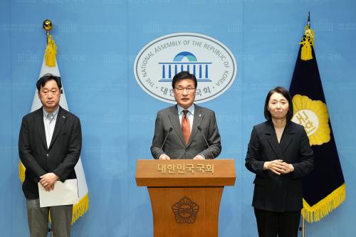 20일 국회 소통관에서 진행된 'AI 인재 육성 특별법' 공동 발의 기자회견(사진=김대식 의원실)