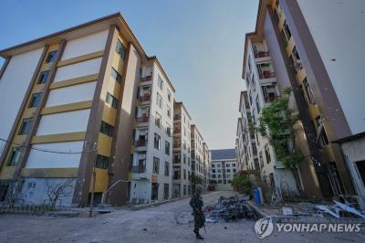 캄보디아 오스막 지역 범죄단지 외관. 사진=연합